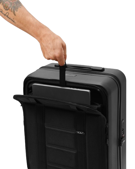 Cestovní kufr Db Ramverk Front Access Carry-on Fogbow Beige - 2024/25