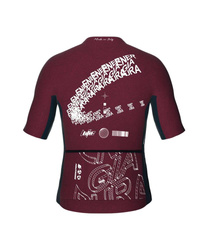 Cyklistický dres nergiapura T-Shirt Full Zip Life Idea Red/Ragl Alexander - 2023