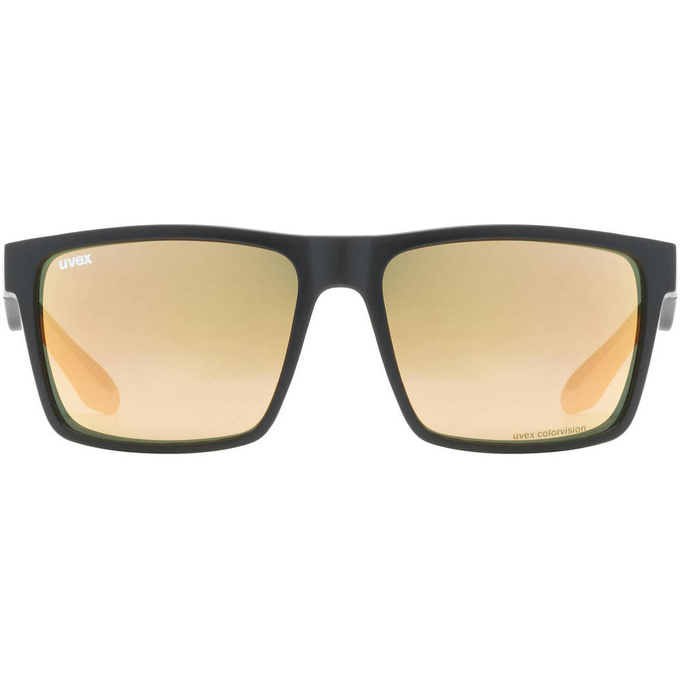 Sluneční brýle Uvex Lgl 50 CV Black Mat/Mirror Champagner - 2023