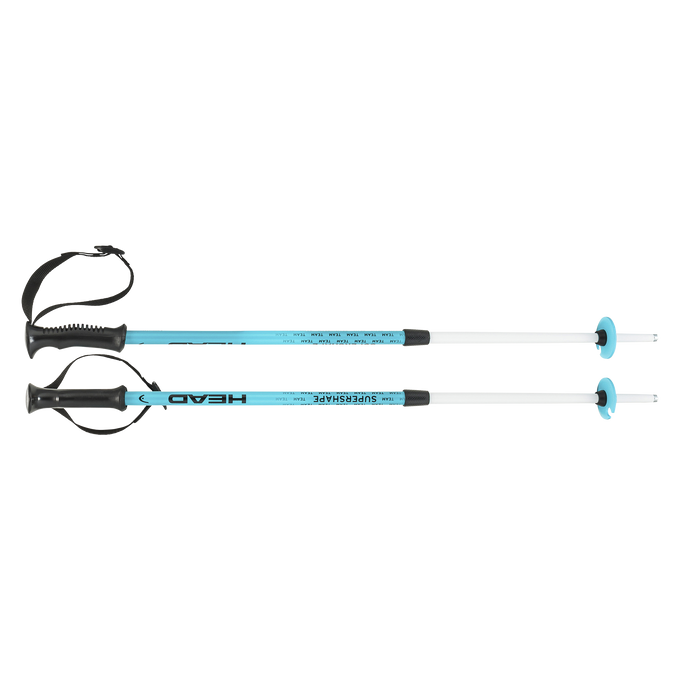 Turistické hole HEAD Supershape Team Adjustable White/Black/Speed Blue - 2025/26