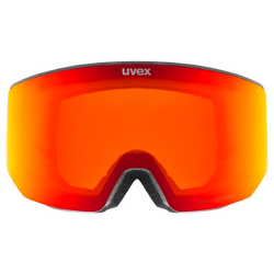 Lyžařské brýle Uvex lace ATTRACT FM Black Matt/Mirror Red + spare lens - 2025/26