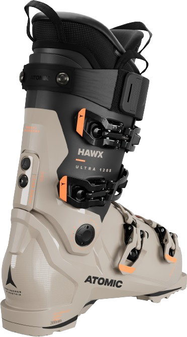 Sjezdové boty Atomic Hawx Ultra 120 S GW Cement/Black/Orange - 2024/25