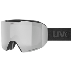Lyžařské brýle Uvex Evidnt ATTRACT V Black Matt/Mirror Silver + spare lens - 2025/26