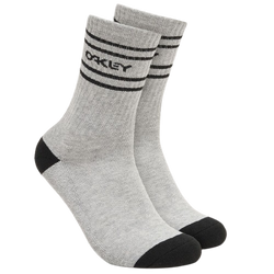 Ponožky Oakley Icon B1B Socks 2.0 New Granite HTHR/Black