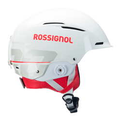 Lyžařská helma Rossignol Hero Slalom Impacts White + Chinguard - 2025/26