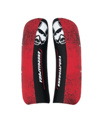 Chrániče holení Energiapura Shinguards Racing Senior Black/White Skull/Red - 2024/25