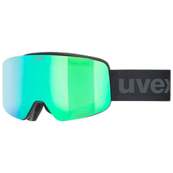 Lyžařské brýle Uvex PWDR FM Black Matt/Mirror Green - 2025/26