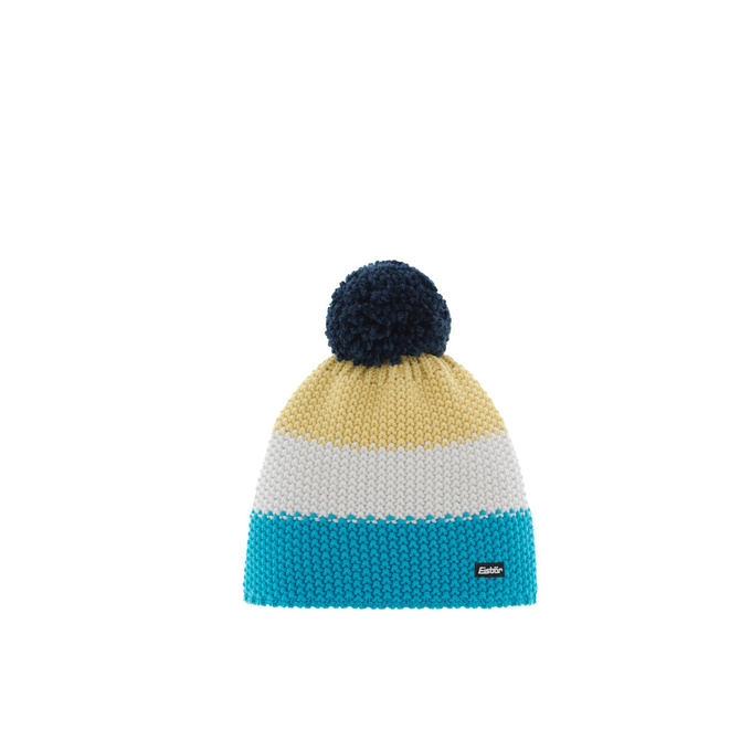 Čepice EISBAR Star Pompon MÜ Kids Mugoazur/White/Banana - 2022/23