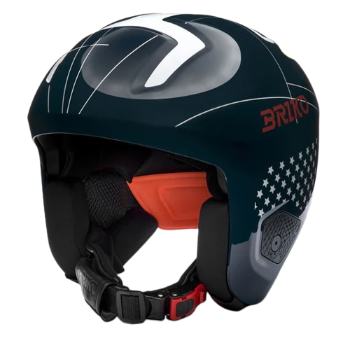 Lyžařská helma Briko Vulcano 2.0 USA Shiny Blue/White - 2025/26