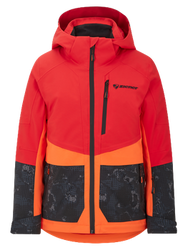 Bunda Ziener Trivor Lady Padded Red Orange Pop - 2024/25