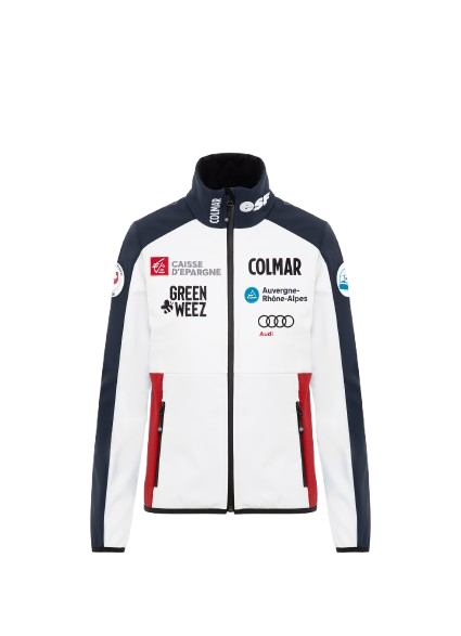 Dámský softshell Colmar Replica Softshell Jacket White/Navy/Bright Red - 2025/26