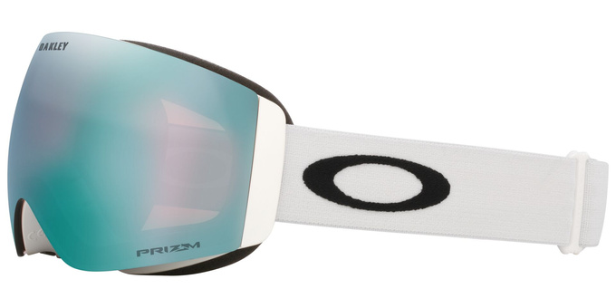 Lyžařské brýle Oakley Flight Deck Pro M Matte White/Prizm Snow Sapphire Iridium + Additional lens Prizm Snow Iced Iridium - 2025/26