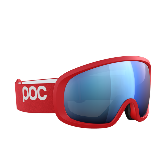 Lyžiarske okuliare POC Fovea Mid Prismane Red/Partly Sunny Blue - 2025/26
