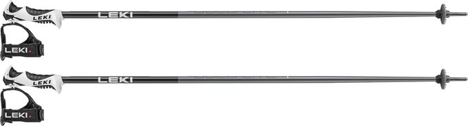 Sjezdové hole LEKI Bold Lite S Junior Dark Anthracite/Black/White - 2025/26