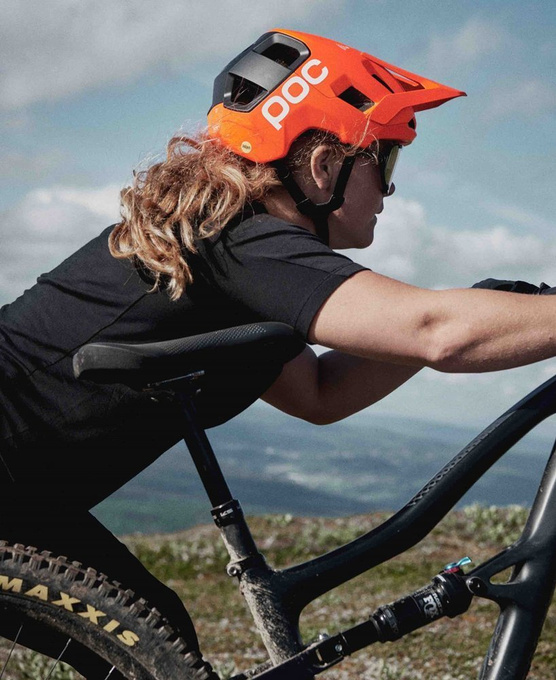 Cyklistická helma POC Kortal Race MIPS Fluorescent Orange AVIP/Uranium Black Matt - 2024