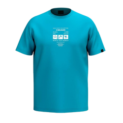 Tričko HEAD WCR T-Shirt Junior Blue - 2025/26