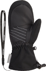 Lyžiarske rukavice Ziener Lavalino-z As® Aw Mitten Glove Junior Unisex Black Grey Mountain Print - 2025/26