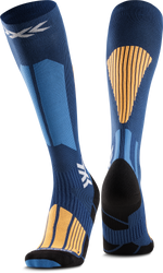 Lyžařské ponožky X-Socks Ski Perform OTC WMN X Marine/Orange - 2025/26