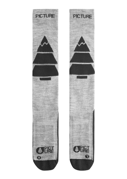 Lyžařské ponožky Picture Wooling Ski Grey Melange - 2024/25