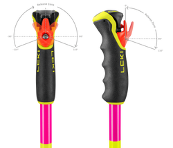 Sjezdové hole LEKI Spitfire Vario 3D Pink - 2025/26