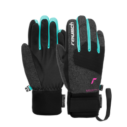 Lyžařské rukavice Reusch Simon R-TEX XT Junior Black Melange/Bachelor Button/Knockout Pink - 2024/25