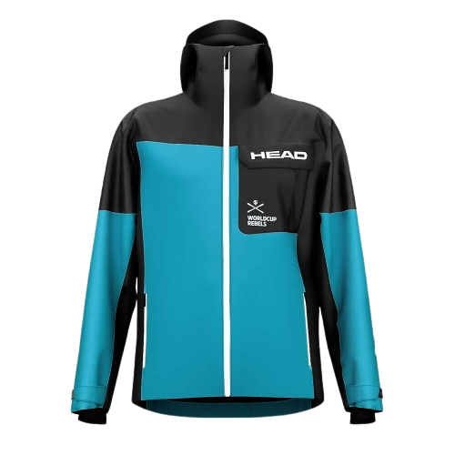Lyžařská bunda HEAD Race Nova Jacket Men Black/Blue - 2025/26