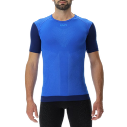 Běžecké tričko UYN Man Running PB42 OW Shirt SH_SL Strong Blue/Peacot