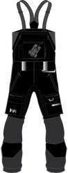 Lyžařské kalhoty Helly Hansen Mule Coach BIB R Black - 2025/26