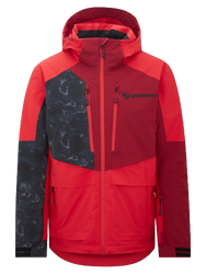 Lyžařská bunda Ziener Trivor Junior Padded Red Black Foggy - 2024/25