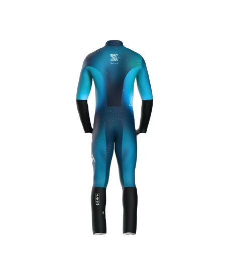 Lyžařská kombinéza Energiapura Junior/Aurora Blue (insulated, light padded) - 2025/26