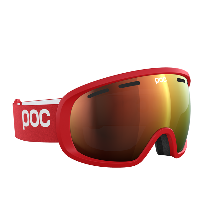 Lyžařské brýle POC Fovea Prismane Red/Partly Sunny Orange - 2025/26