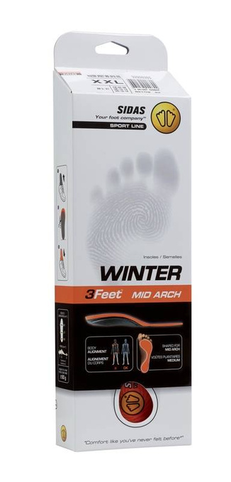 Vložky do topánok Sidas Winter 3Feet Mid 