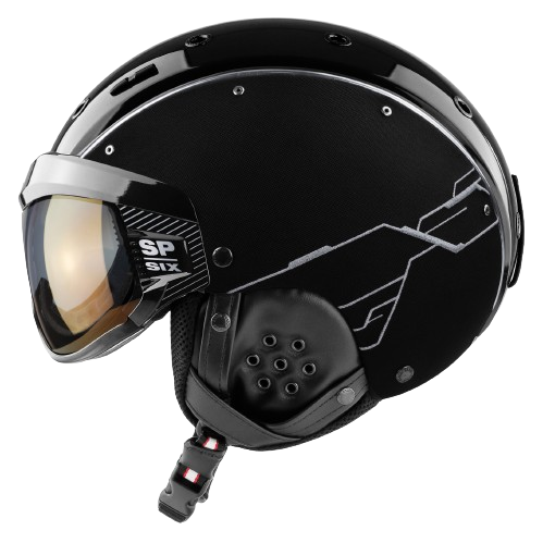 Lyžařská helma Casco SP-6 Limited Circuit Black Silver - 2024/25