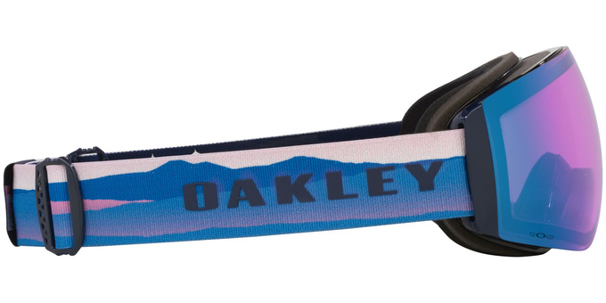 Lyžařské brýle Oakley Flight Deck Pro M Mikaela Shiffrin Sig/Prizm Snow Iced Iridium + Additional lens Prizm Snow Sapphire Iridium - 2025/26
