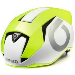 Cyklistická helma BRIKO Gass 2.0 White Yellow/Fluo Silver - 2021