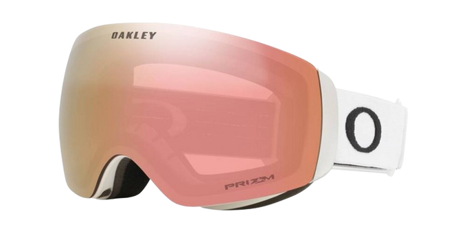 Lyžařské brýle Oakley Flight Deck M Matte White/Prizm Rose Gold - 2025/26