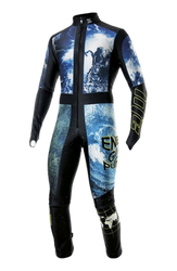 Lyžařská kombinéza ENERGIAPURA Life Junior Black/Planet/Wave/Forest (izolační, unpadded) - 2022/23