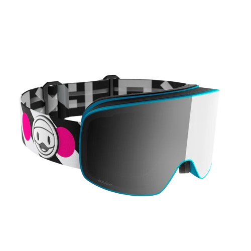 Lyžařské brýle Flaxta Prime Kids Black/Pink/Silver - 2025/26