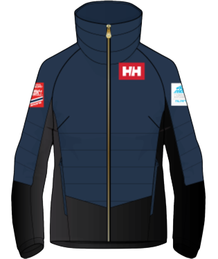 Péřová bunda Helly Hansen World Cup Insulator Jacket Red - 2023/24