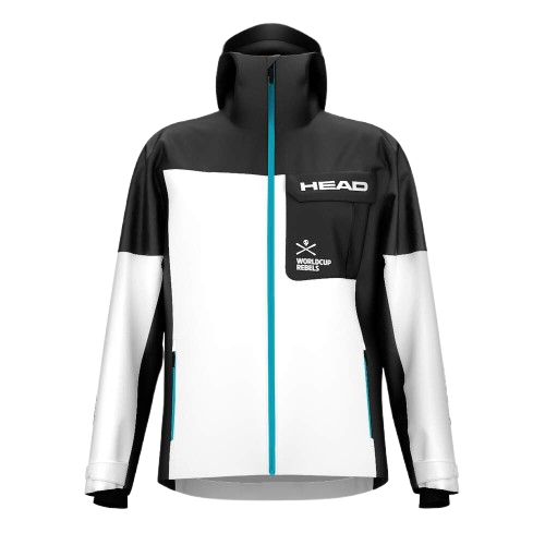 Lyžařská bunda HEAD Race Nova Jacket Men Black/White - 2025/26