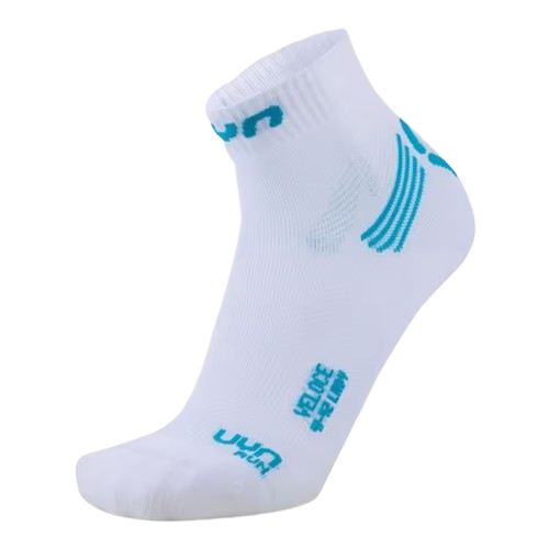Běžecké ponožky UYN Run Veloce Woman White/Turquoise