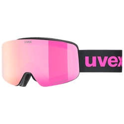 Lyžařské brýle Uvex PWDR FM Black Matt/Mirror Pink - 2025/26