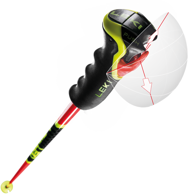 Sjezdové hole LEKI Venom GS 3D Red - 2025/26