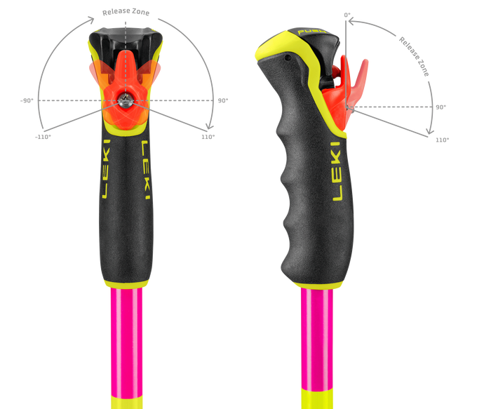 Sjezdové hole LEKI Spitfire Vario 3D Pink - 2025/26
