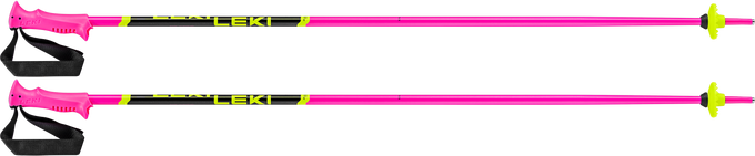 Sjezdové hole LEKI Racing Kids Pink - 2025/26