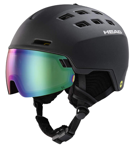 Lyžařská helma HEAD Radar 5K Photo Mips Black - 2025/26