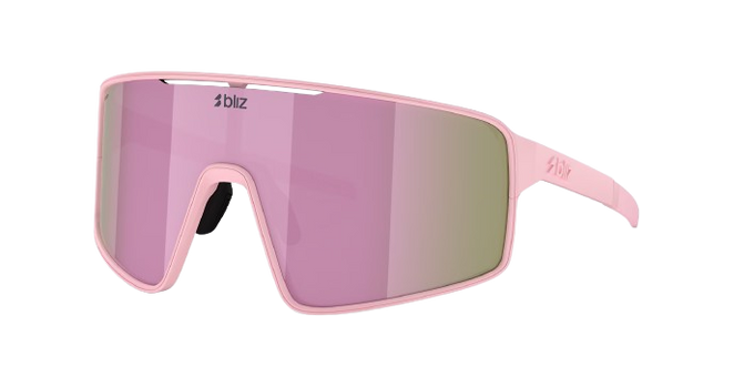 Slnečné okuliare BLIZ P001 Frame Matte Powder Pink with Brown W Rose Multi Lenses