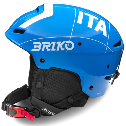 Lyžařská helma Briko Slalom 2.0 Italia Shiny Blue/White - 2025/26