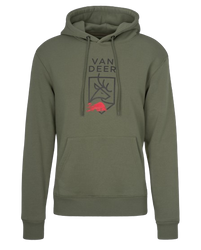 Mikina s kapucí Van Deer Logo Hoodie Khaki - 2024/25