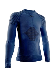 Funkční triko X-Bionic Invent 4.0 Shirt LG SL Junior Marine/Black - 2025/26
